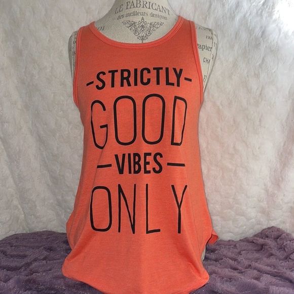 NWOT STRICTLY GOOD VIBES ONLY TANK SIZE SMALL - Picture 2 of 7